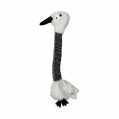 Bark-a-Boo Long Toys Svane Med Flettet Hals, 75 Cm