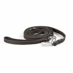 Feel Leather Braid Fleksikobbel M/stållås Svart