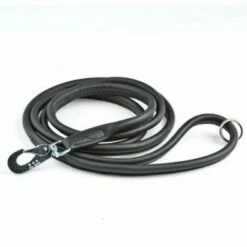 Feel Leather Lærkobbel Rundsydd Svart