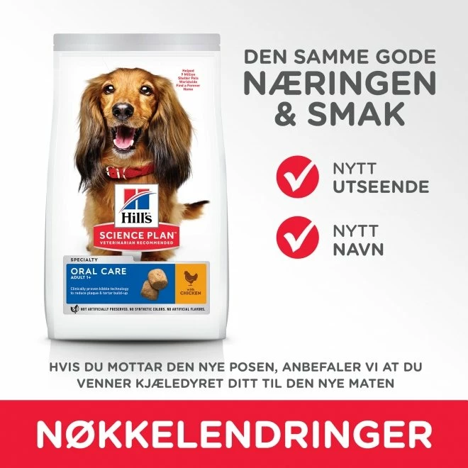 Hill's Hills Science Plan Dog Adult Medium Oral Care - Bilde 2