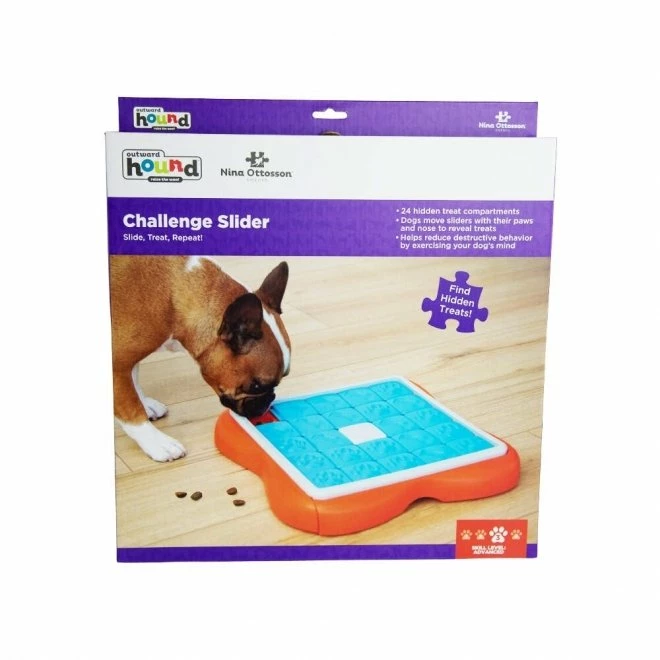 Nina Ottosson Dog Challenge Slider Orange-Turkis - Bilde 2